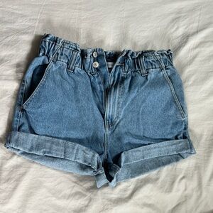 Light Blue Denim Shorts